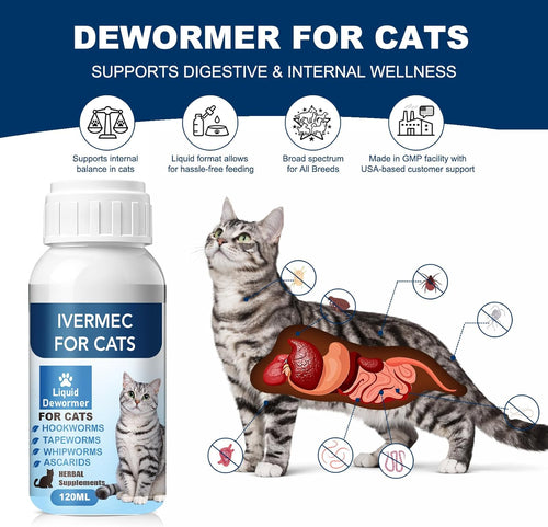 Dewormer Liquid for Cats