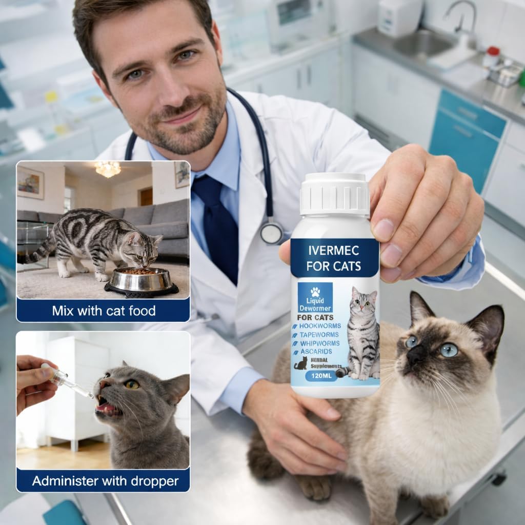 Dewormer Liquid for Cats